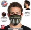 Secret Artist Non-Pleated Green Camo/Black Reversible Cloth Face Mask