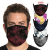 Secret Artist Assorted 5-Pack Pleated Tie-Dye Reversible Cloth Face Mask