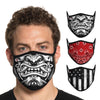Secret Artist Assorted Graphic 3-Pack Non-Pleated Cloth Face Masks